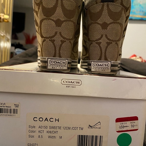 Coach wedge shoes - Picture 2 of 4
